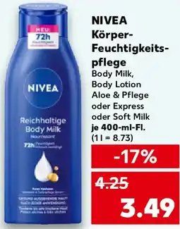 Kaufland NIVEA Körper Feuchtigkeitspflege Angebot