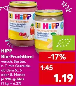 Kaufland HIPP Bio-Fruchtbrei Angebot