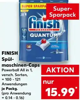 Kaufland FINISH Spülmaschinen-Caps Angebot