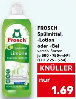 Kaufland FROSCH Spülmittel, Lotion oder Gel Angebot
