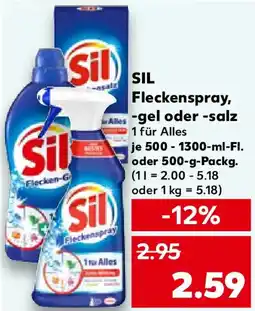 Kaufland SIL Fleckenspray, -gel oder -salz Angebot