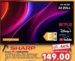 Kaufland SHARP Smart-TV 32HE2245E Angebot