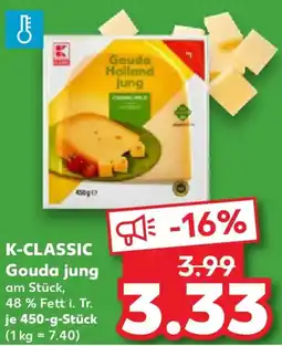 Kaufland K-CLASSIC Gouda jung Angebot