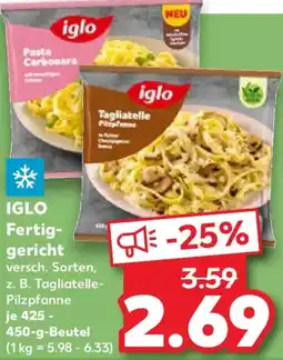 Kaufland IGLO Fertiggericht Angebot