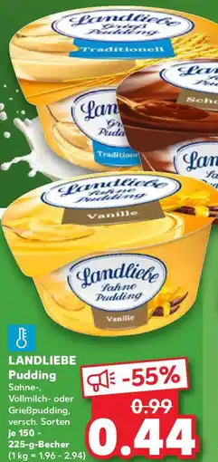 Kaufland LANDLIEBE Pudding Angebot