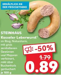 Kaufland STEINHAUS Kasseler Leberwurst Angebot