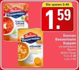 WEZ Sonnen Bassermann Suppen Angebot