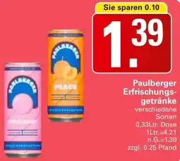 WEZ Paulberger Erfrischungsgetränke Angebot