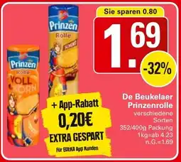 WEZ De Beukelaer Prinzenrolle Angebot