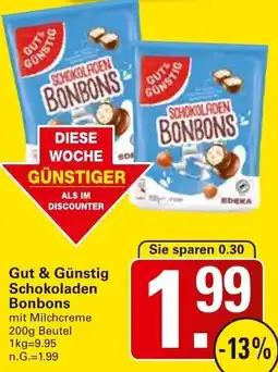 WEZ Gut & Günstig Schokoladen Bonbons Angebot