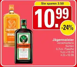 WEZ Jägermeister Angebot