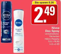 WEZ Nivea Deo Spray Angebot