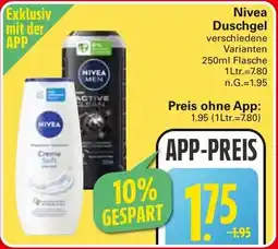 WEZ Nivea Duschgel Angebot