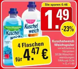 WEZ Kuschelweich Weichspüler Angebot
