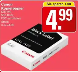 WEZ Canon Kopierpapier Angebot