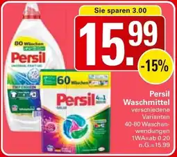 WEZ Persil Waschmittel Angebot