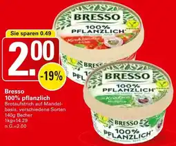 WEZ Bresso 100% pflanzlich Angebot