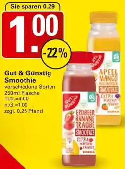 WEZ Gut & Günstig Smoothie Angebot