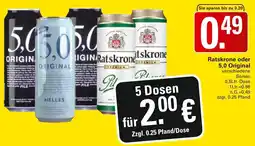 WEZ Ratskrone oder 5,0 Original Angebot