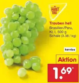 Netto Marken-Discount Trauben hell Angebot