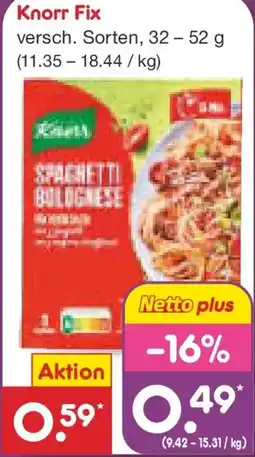 Netto Marken-Discount Knorr Fix Angebot