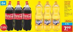 Netto Marken-Discount Coca-Cola, Fanta oder Mezzo Mix Angebot