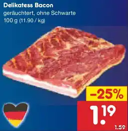 Netto Marken-Discount Delikatess Bacon Angebot