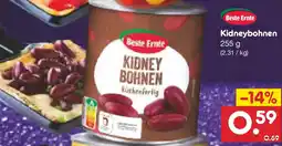 Netto Marken-Discount Beste Ernte Kidneybohnen Angebot