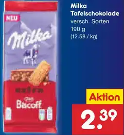 Netto Marken-Discount Milka Tafelschokolade Angebot