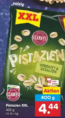 Netto Marken-Discount CLARKYS Pistazien XXL Angebot