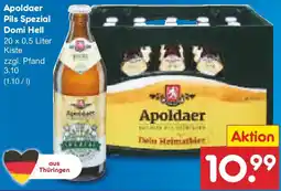 Netto Marken-Discount Apoldaer Pils Spezial Domi Hell Angebot