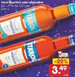Netto Marken-Discount Itarol Aperitivo oder alkoholfrei Angebot