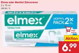 Netto Marken-Discount Elmex oder Meridol Zahncreme Angebot