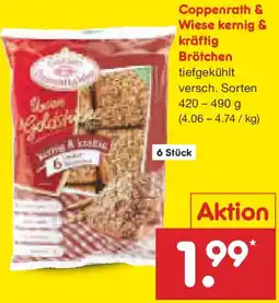 Netto Marken-Discount Coppenrath & Wiese kernig & kräftig Brötchen Angebot
