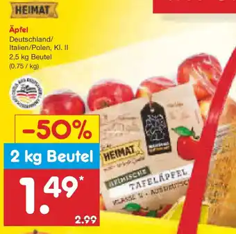 Netto Marken-Discount HEIMAT Äpfel Angebot