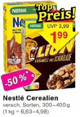 Jawoll Nestlé Cerealien Angebot