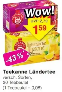 Jawoll Teekanne Ländertee Angebot