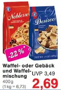 Jawoll Waffel- oder Gebäck und Waffelmischung Angebot