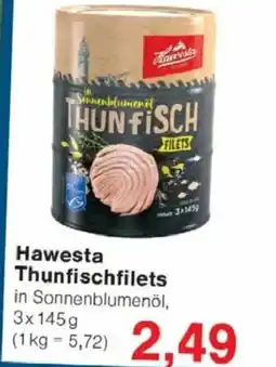 Jawoll Hawesta Thunfischfilets Angebot