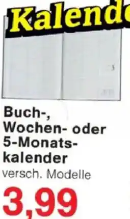 Jawoll Buch-, Wochen- oder 5-Monatskalender Angebot