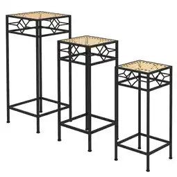 Netto Marken-Discount Outsunny Blumenständer Set Metall Angebot