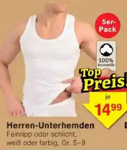 Jawoll Herren-Unterhemden 5er- Pack Angebot