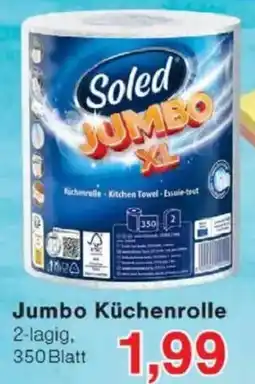 Jawoll Jumbo Küchenrolle 2-lagig. Angebot