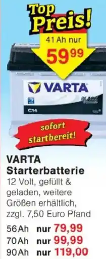 Jawoll VARTA Starterbatterie 41 Ah nur Angebot