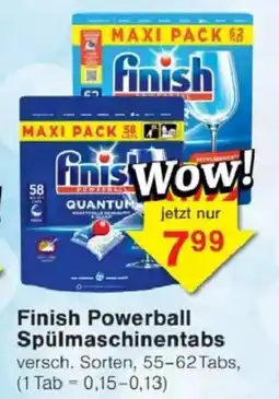 Jawoll Finish Powerball Spülmaschinentabs Angebot