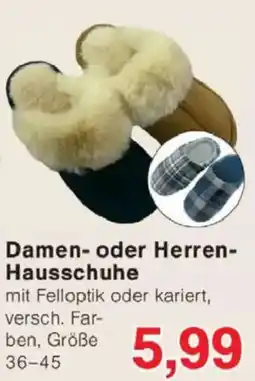Jawoll Damen- oder Herren- Hausschuhe Angebot
