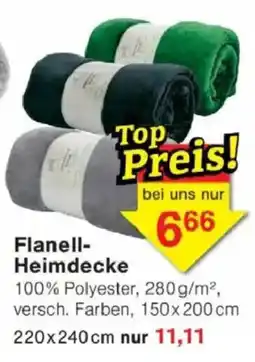 Jawoll Flanell Heimdecke Angebot