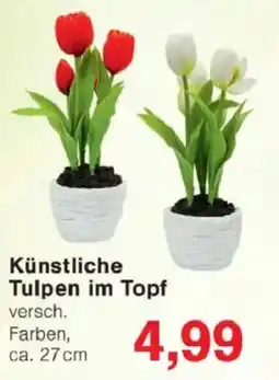 Jawoll Künstliche Tulpen im Topf Angebot