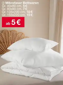 Woolworth Mikrofaser Bettware2 Mikrofaser Bettwaren Angebot