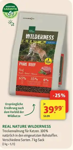 Fressnapf REAL NATURE WILDERNESS Trockennahrung für Katzen. Angebot